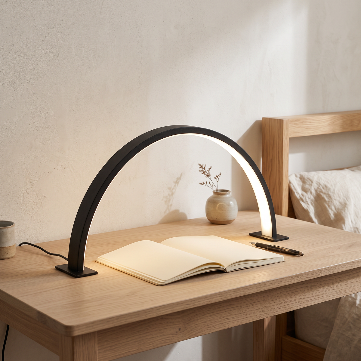 Crescent LED Desk Lamp