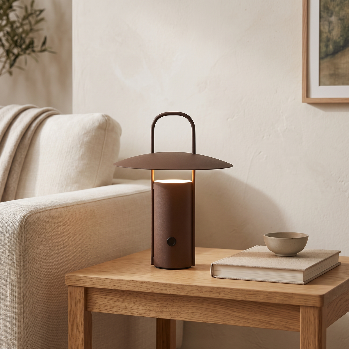 Rechargeable Handle Lantern Table Lamp