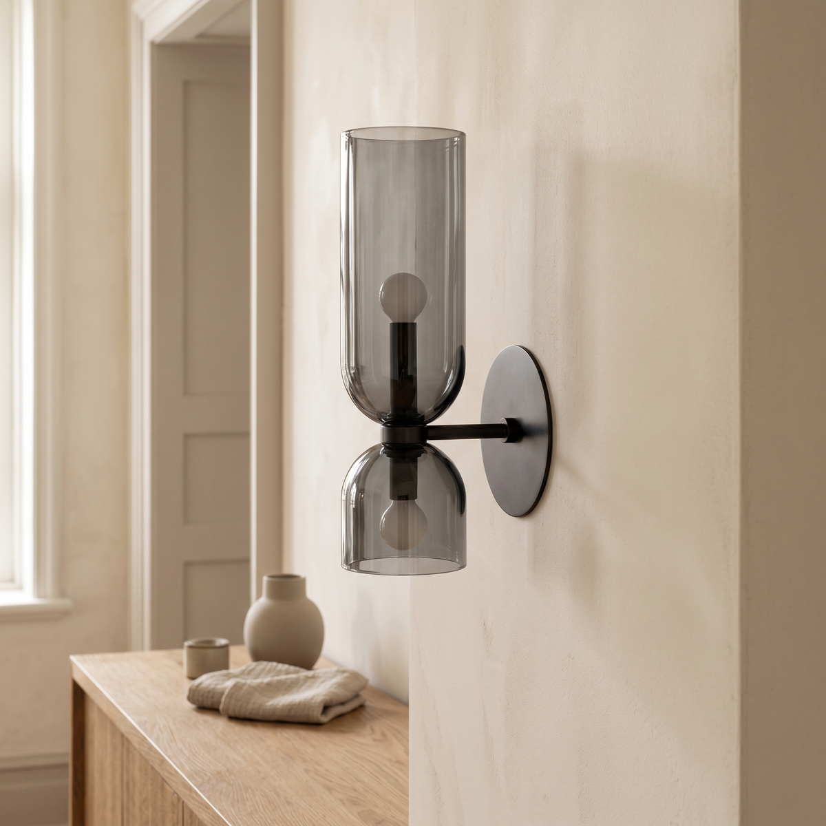Nordic Tubular Glass Wall Light