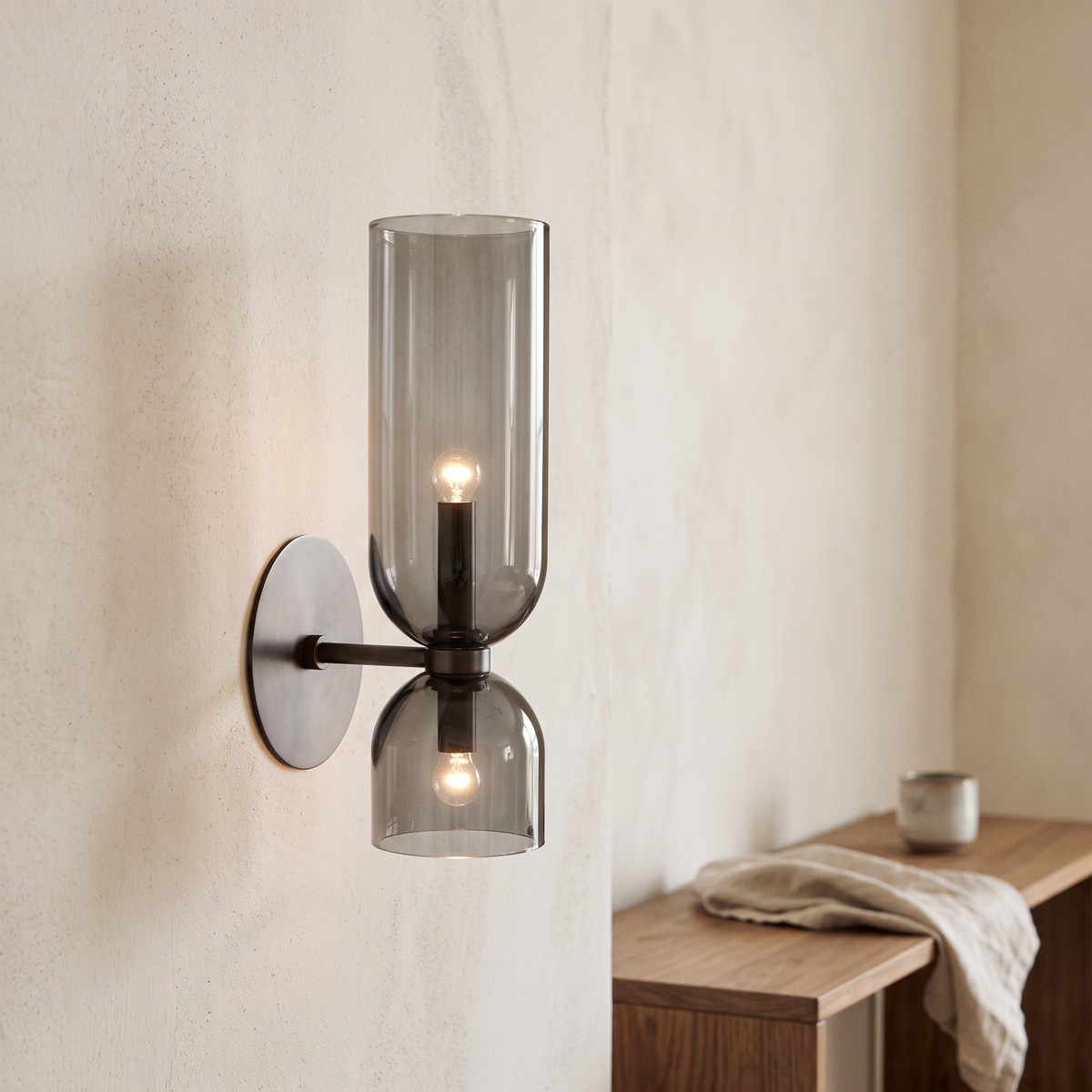 Nordic Tubular Glass Wall Light