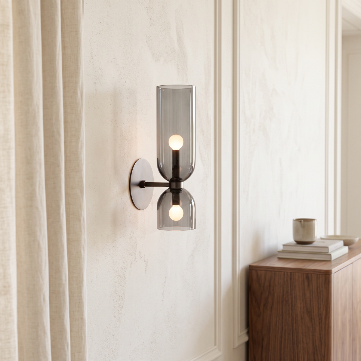 Nordic Tubular Glass Wall Light