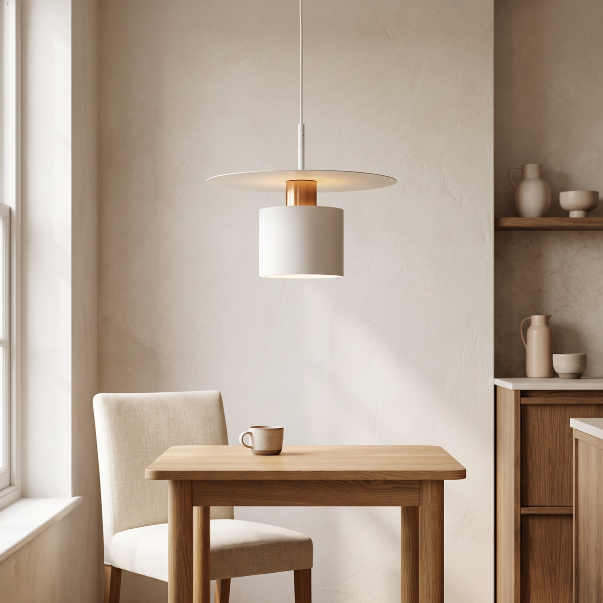 JET Disc & Cylinder Pendant Light