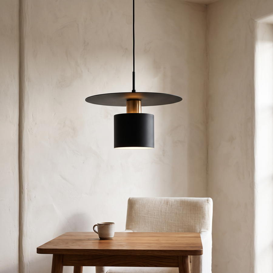JET Disc & Cylinder Pendant Light