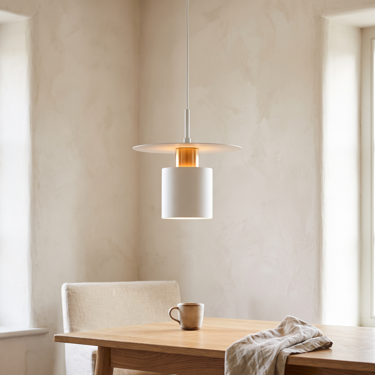JET Disc & Cylinder Pendant Light