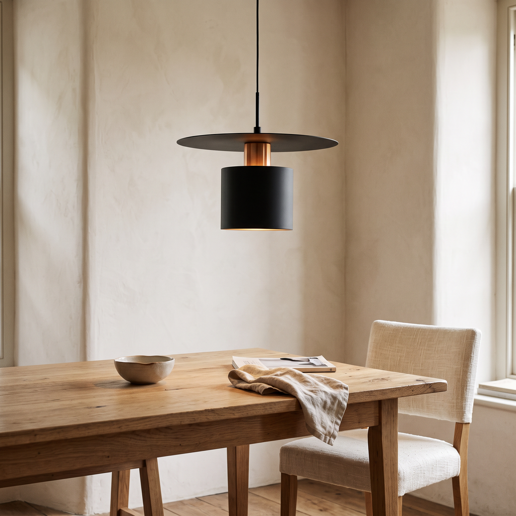 JET Disc & Cylinder Pendant Light