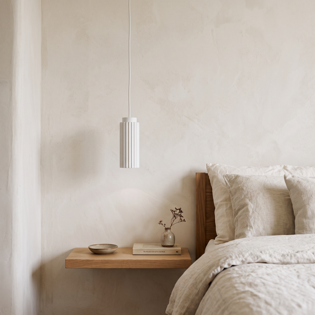 NordicGlow Fluted LED Pendant Light
