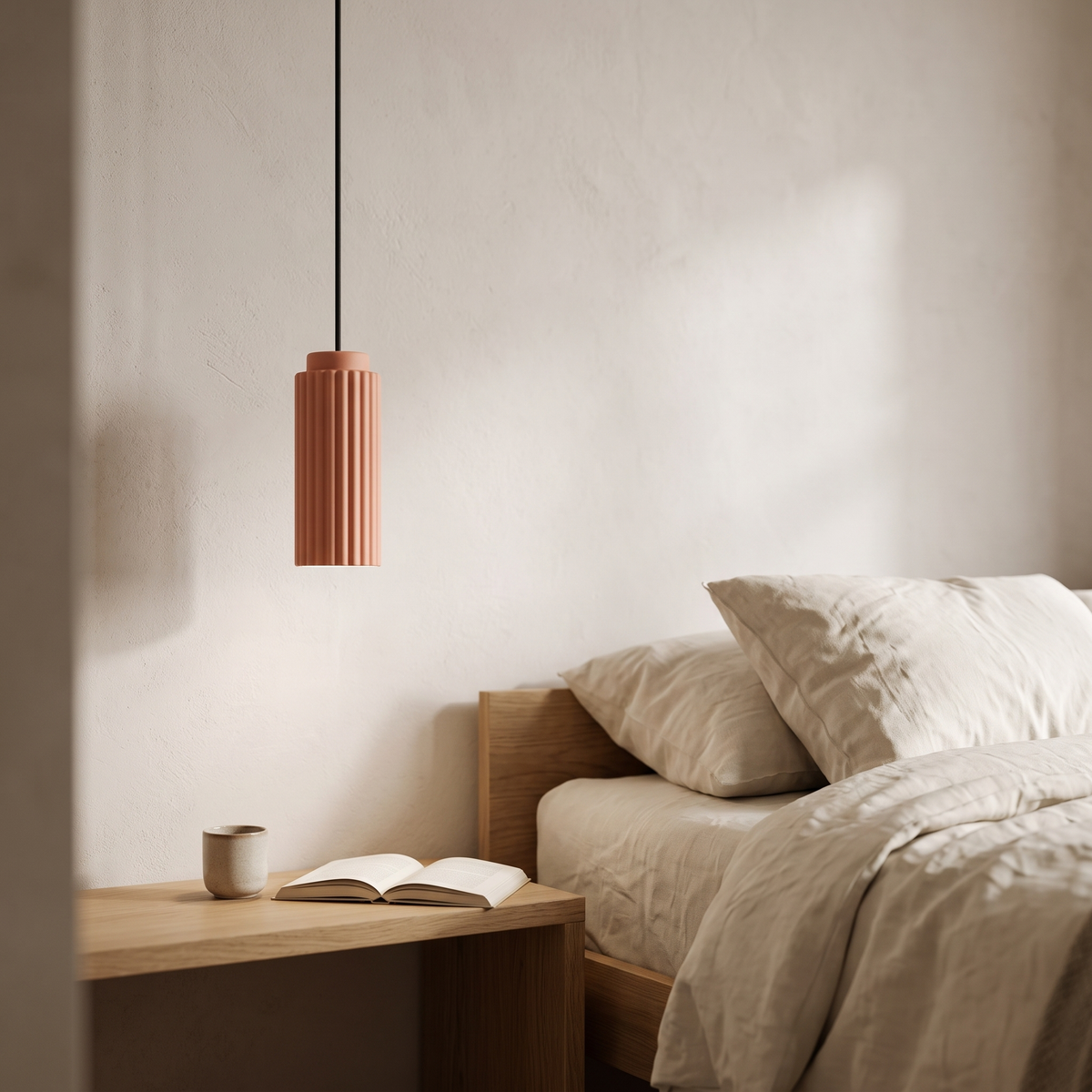 NordicGlow Fluted LED Pendant Light