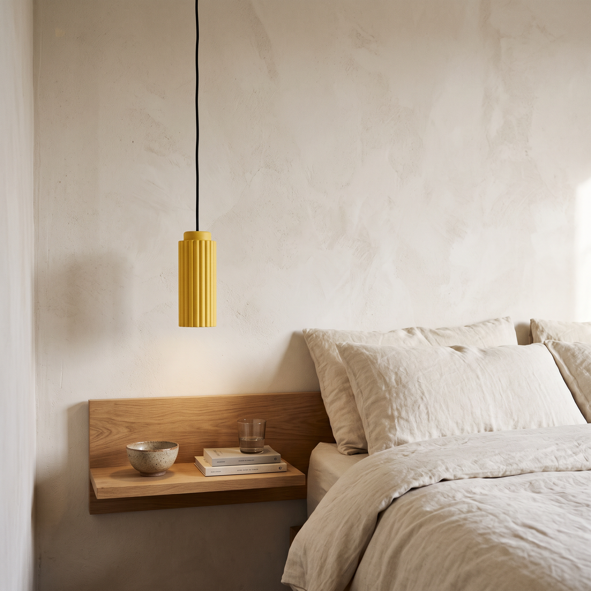 NordicGlow Fluted LED Pendant Light