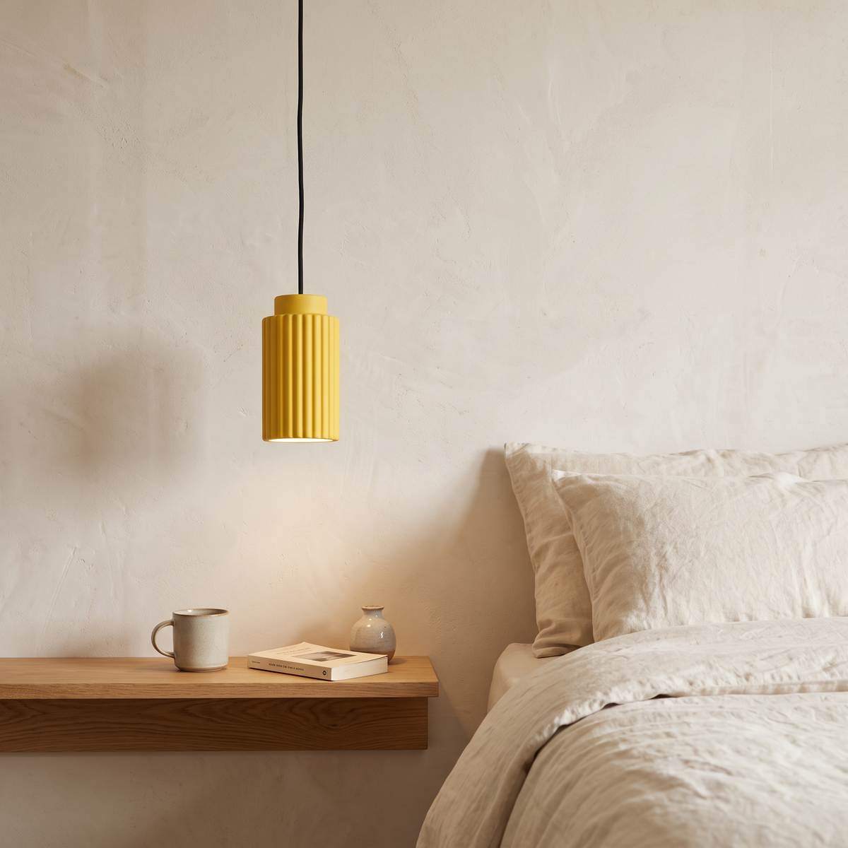 NordicGlow Fluted LED Pendant Light