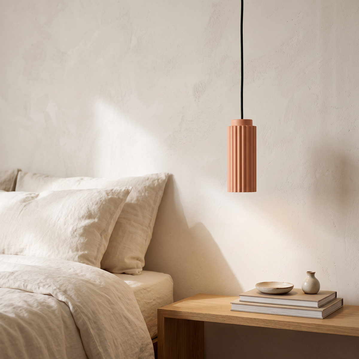 NordicGlow Fluted LED Pendant Light
