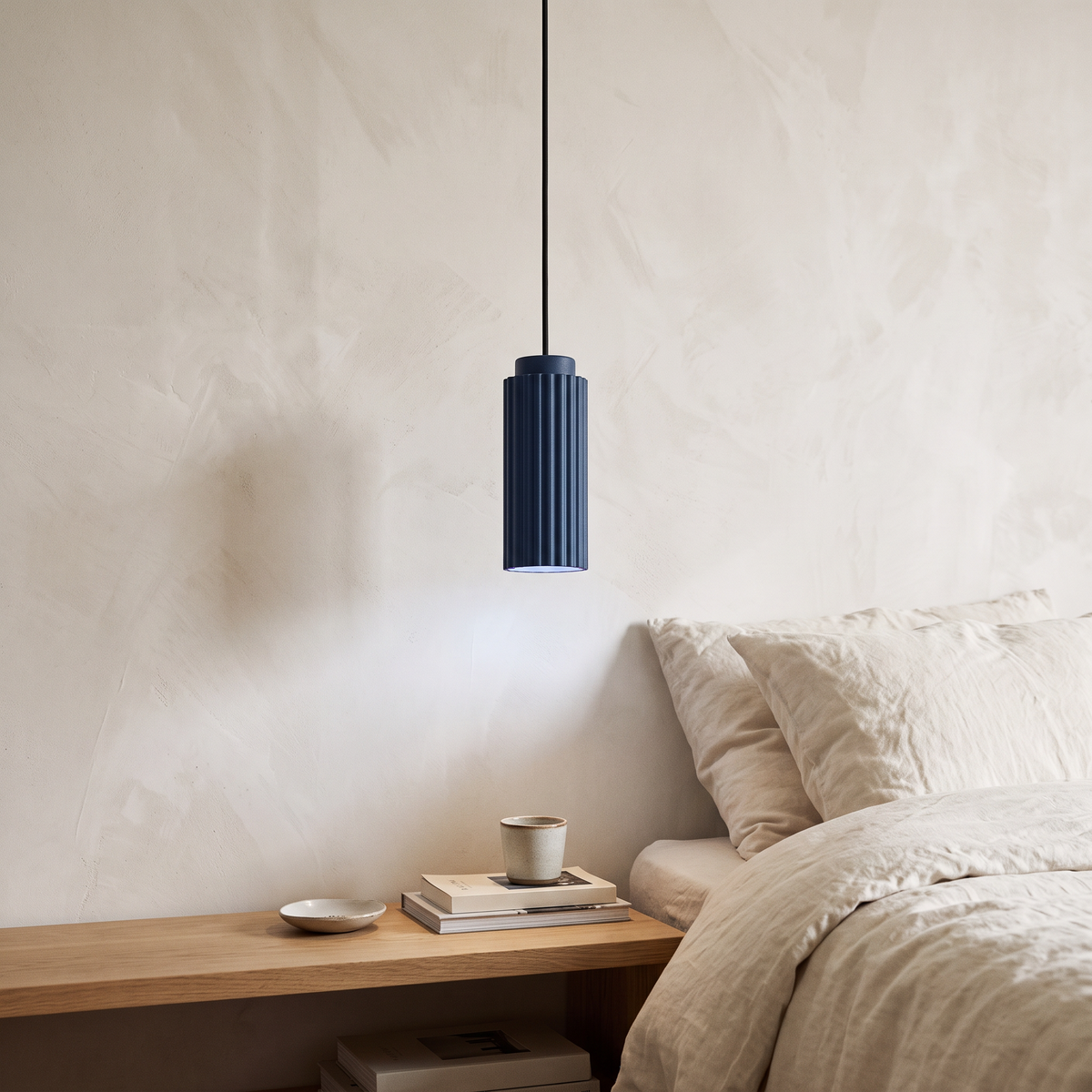 NordicGlow Fluted LED Pendant Light