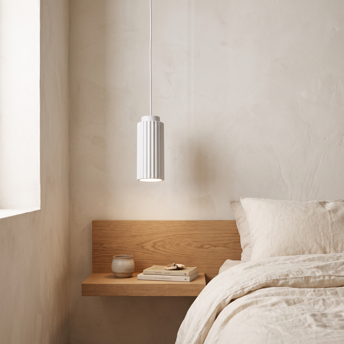 NordicGlow Fluted LED Pendant Light