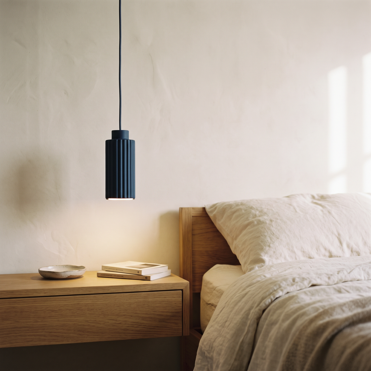 NordicGlow Fluted LED Pendant Light