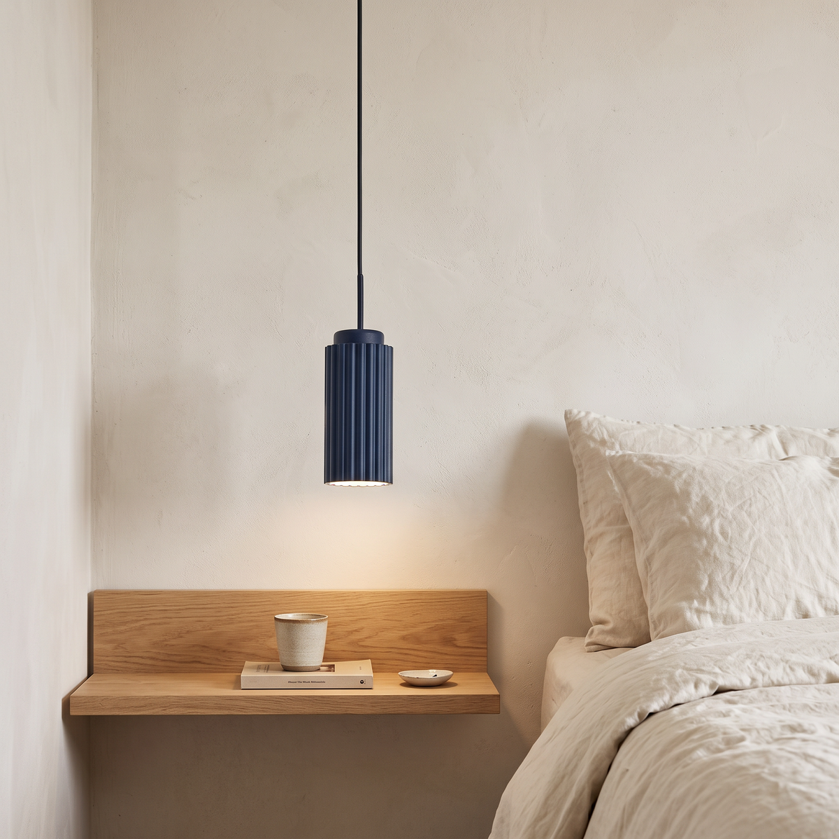 NordicGlow Fluted LED Pendant Light