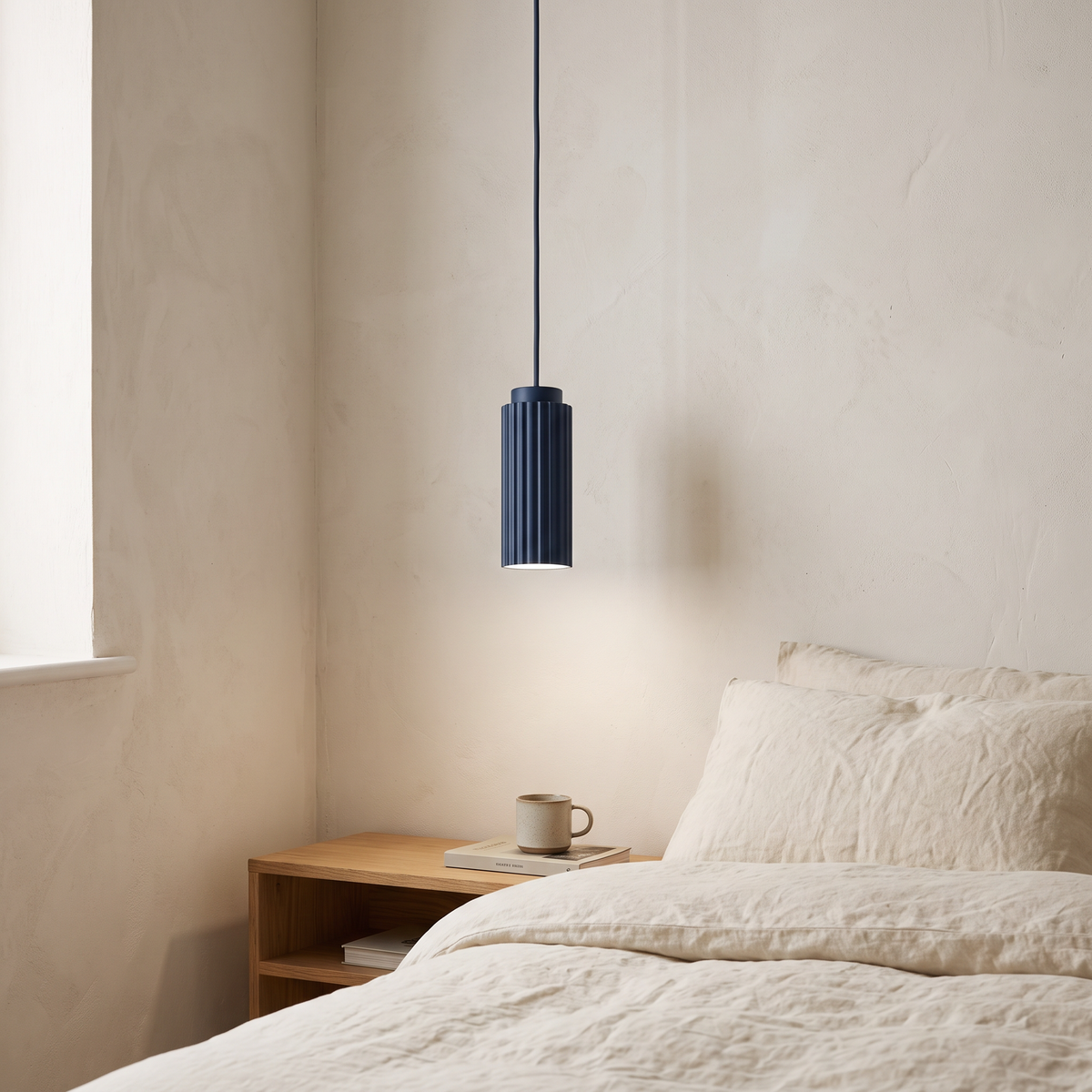NordicGlow Fluted LED Pendant Light