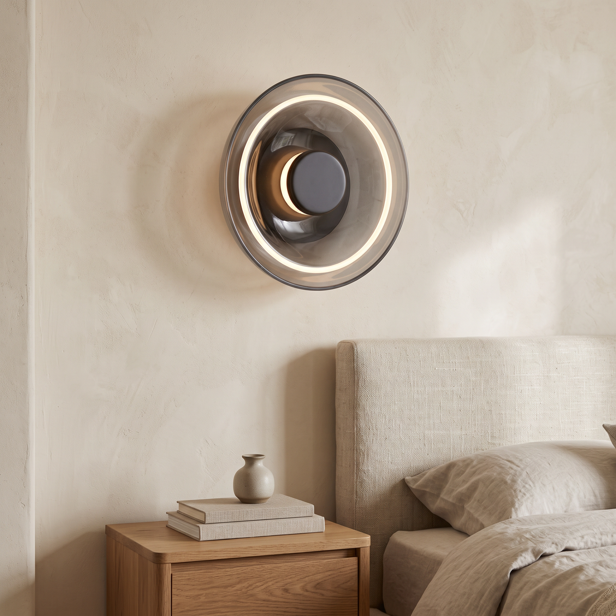 Nordic Round Glass LED Wall Light