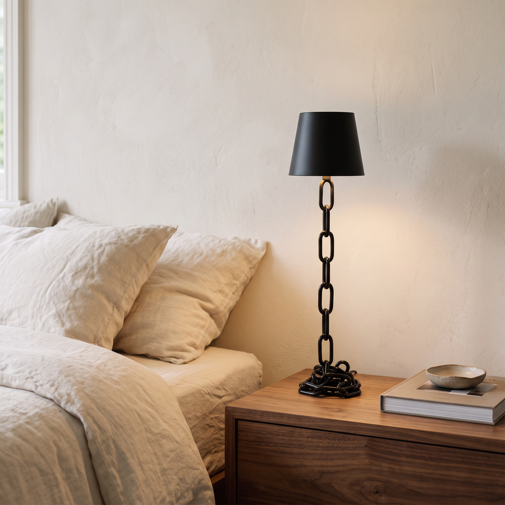 Chain-Link Rechargeable Table Lamp