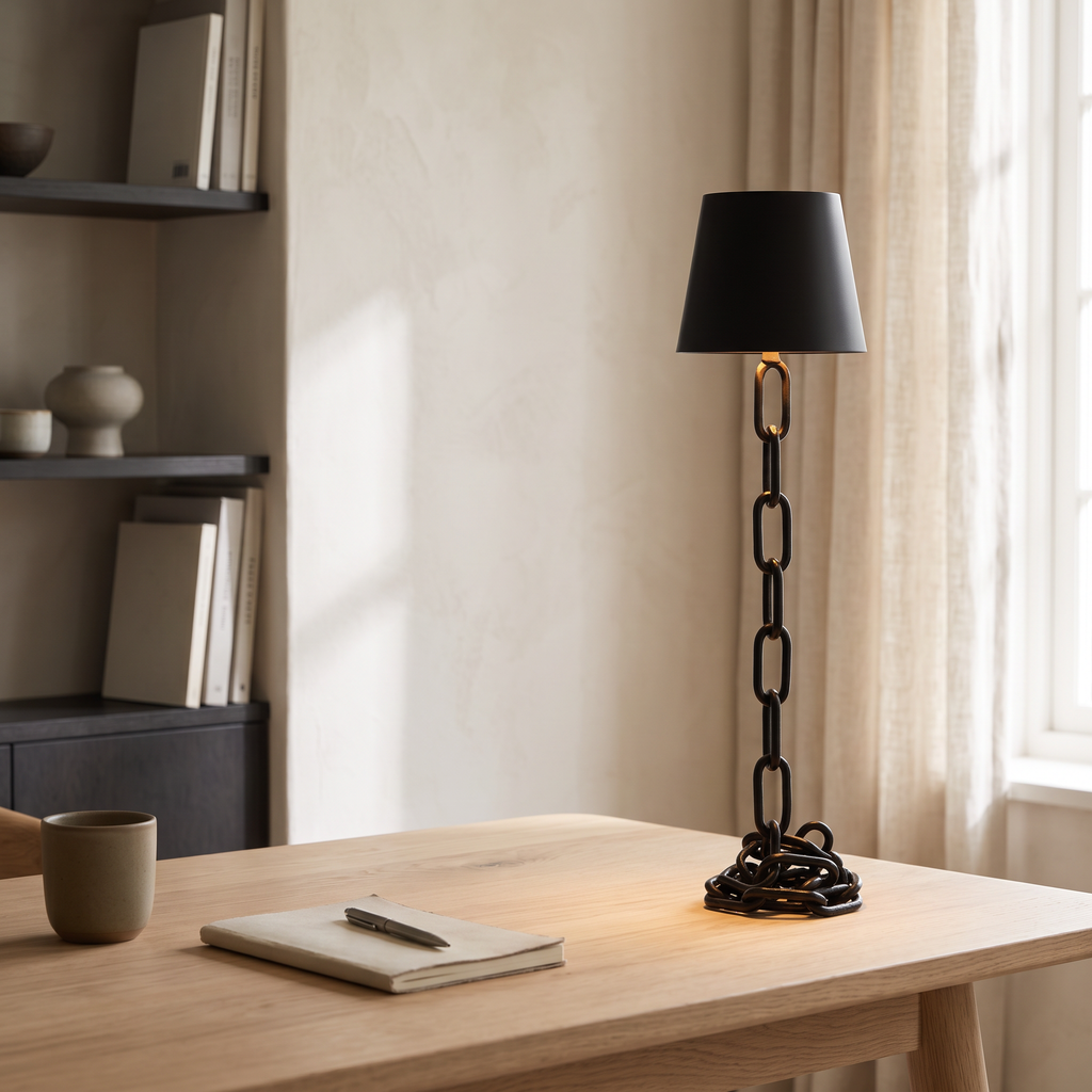 Chain-Link Rechargeable Table Lamp