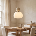 Pumpkin Glass Pendant Light | Single or Triple
