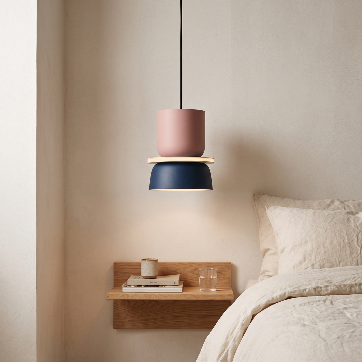 Macaron Two-Tone Metal Pendant Light