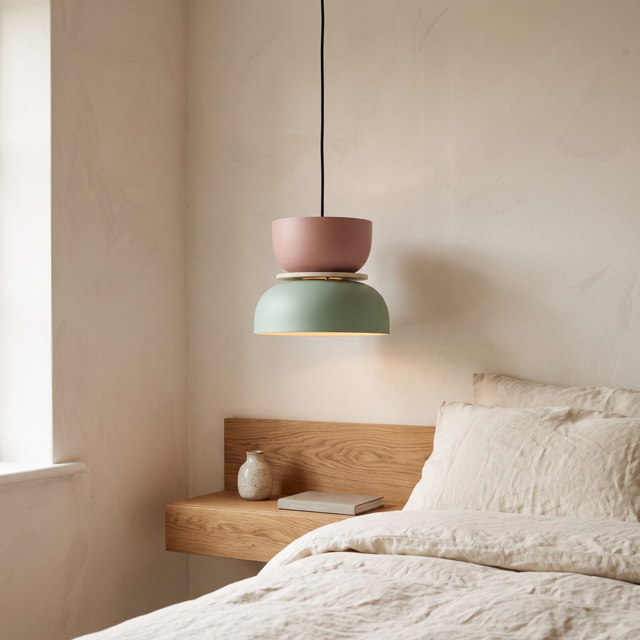 Macaron Two-Tone Metal Pendant Light