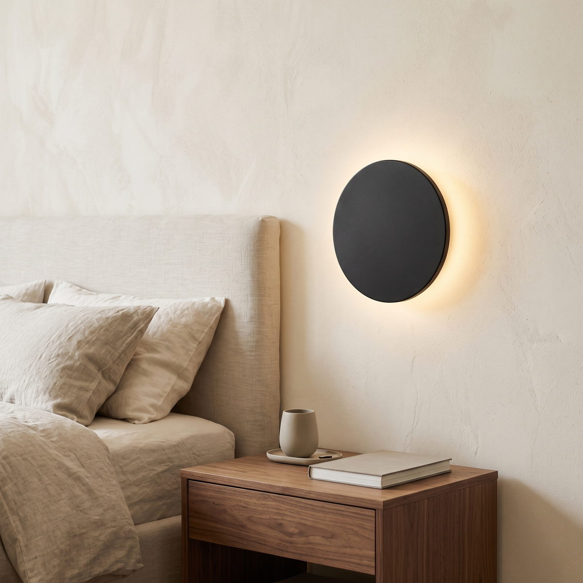 Round Halo LED Wall Light