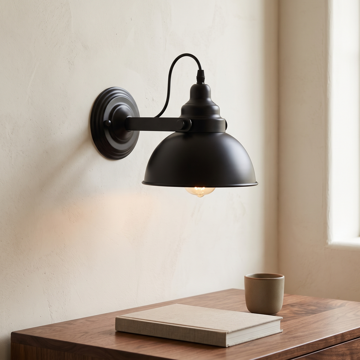 Industrial Adjustable Metal Wall Light