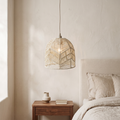 Woven Paper Rope Bell Lampshade