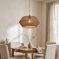 Geometric Paper Rope Pendant Lampshade