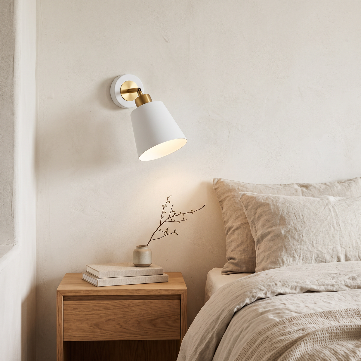 Adjustable Metal Shade Wall Light
