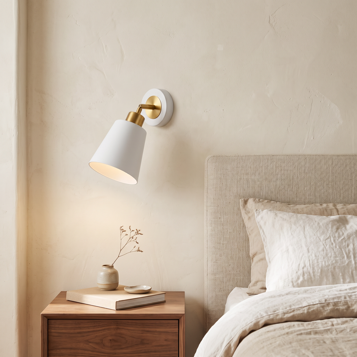 Adjustable Metal Shade Wall Light