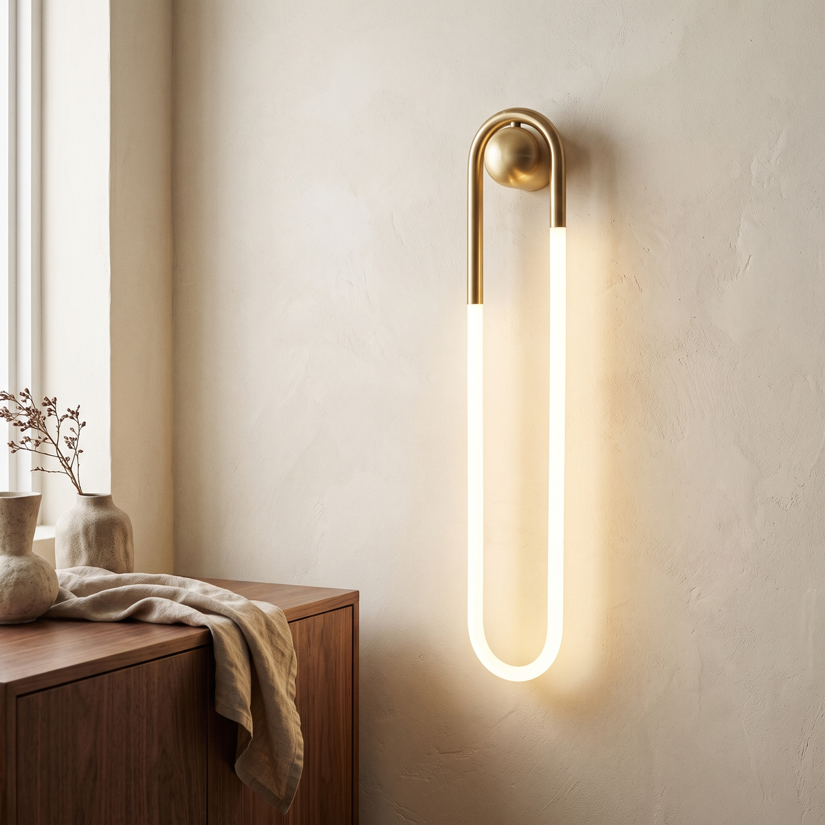 Long Loop LED Wall Light