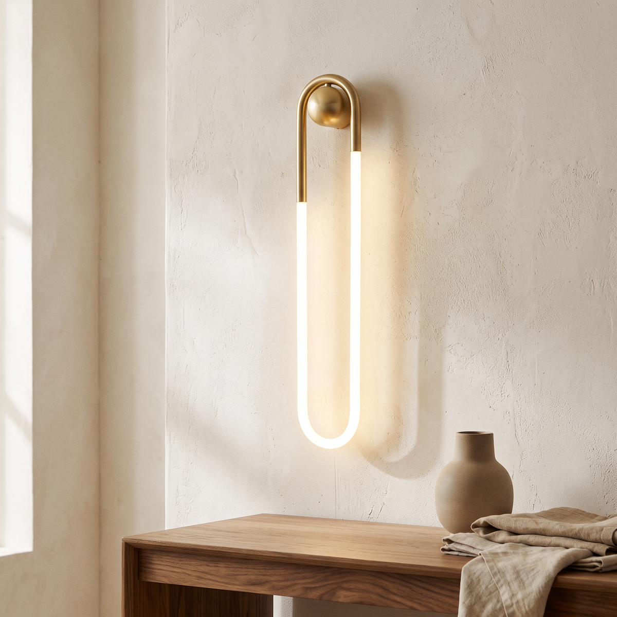 Long Loop LED Wall Light