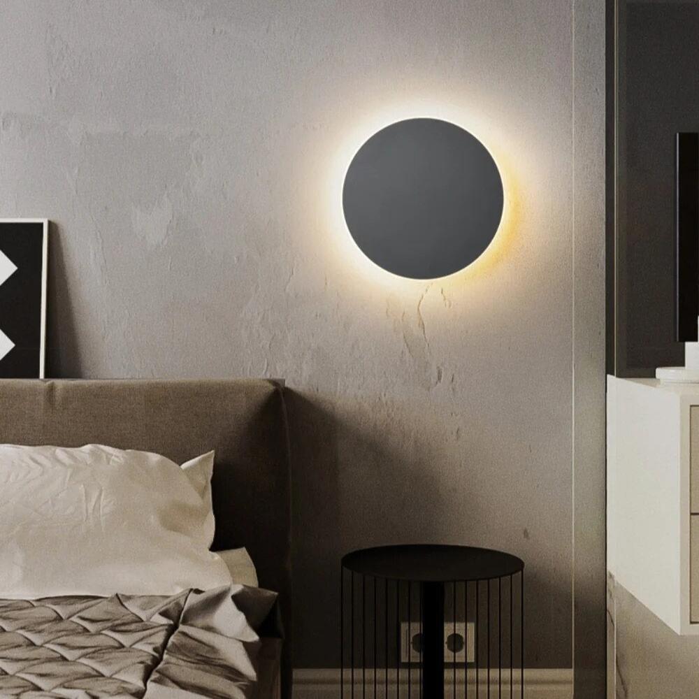 Round Halo LED Wall Light