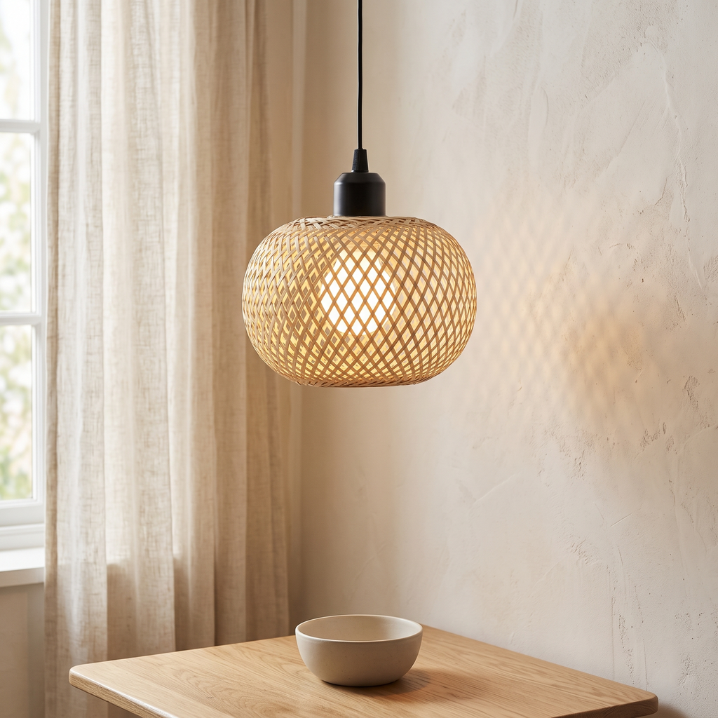 Natura Handwoven Bamboo Pendant & Ceiling Light