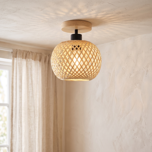 Natura Handwoven Bamboo Pendant & Ceiling Light