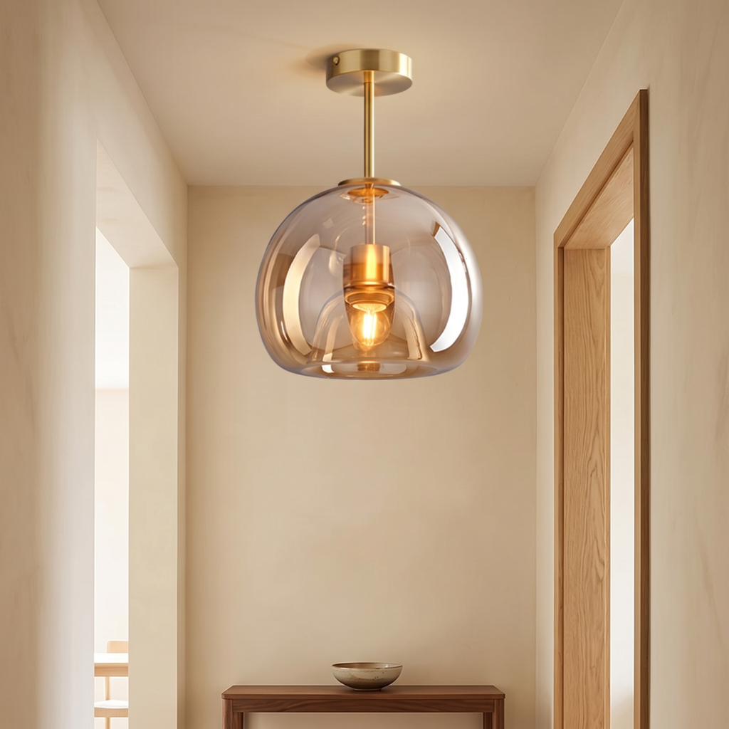 Otis Retro Bubble Glass Ceiling Light