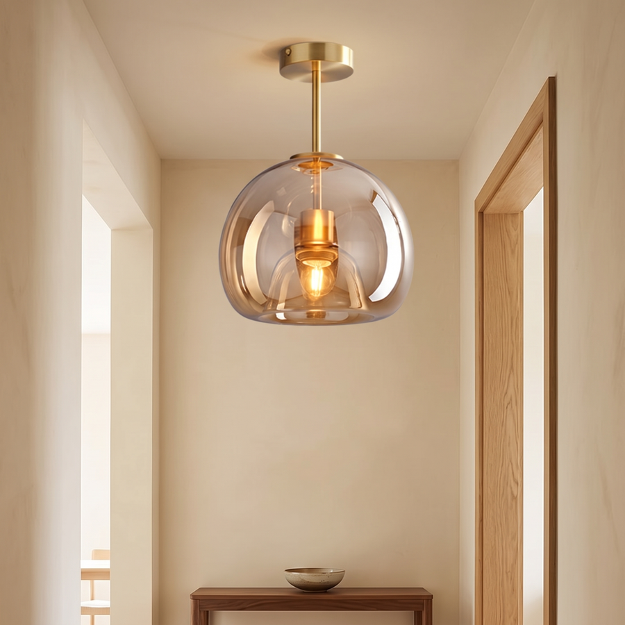 Otis Retro Bubble Glass Ceiling Light