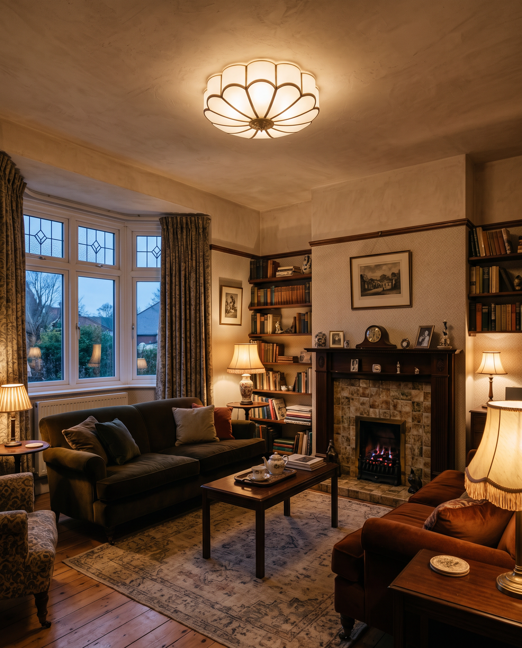 The Camellia Ceiling Light