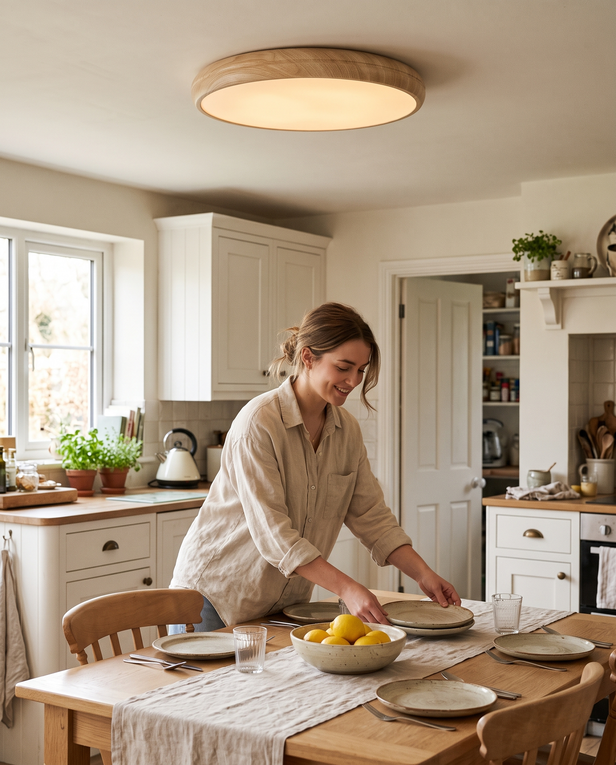 The Tambour Ceiling Light