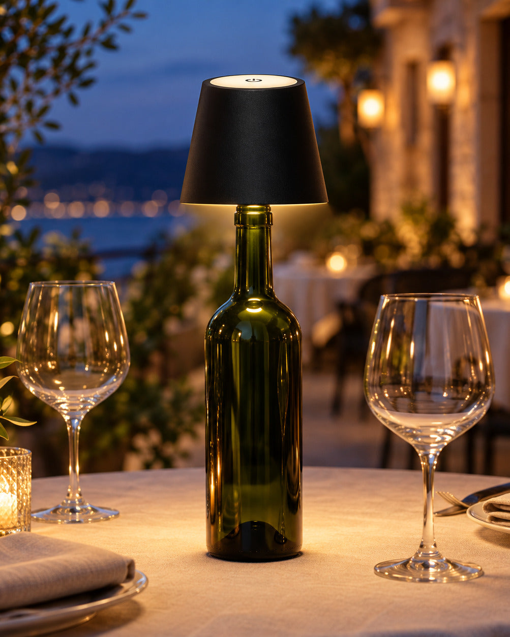 The Vesper Cordless Bottle Lamp