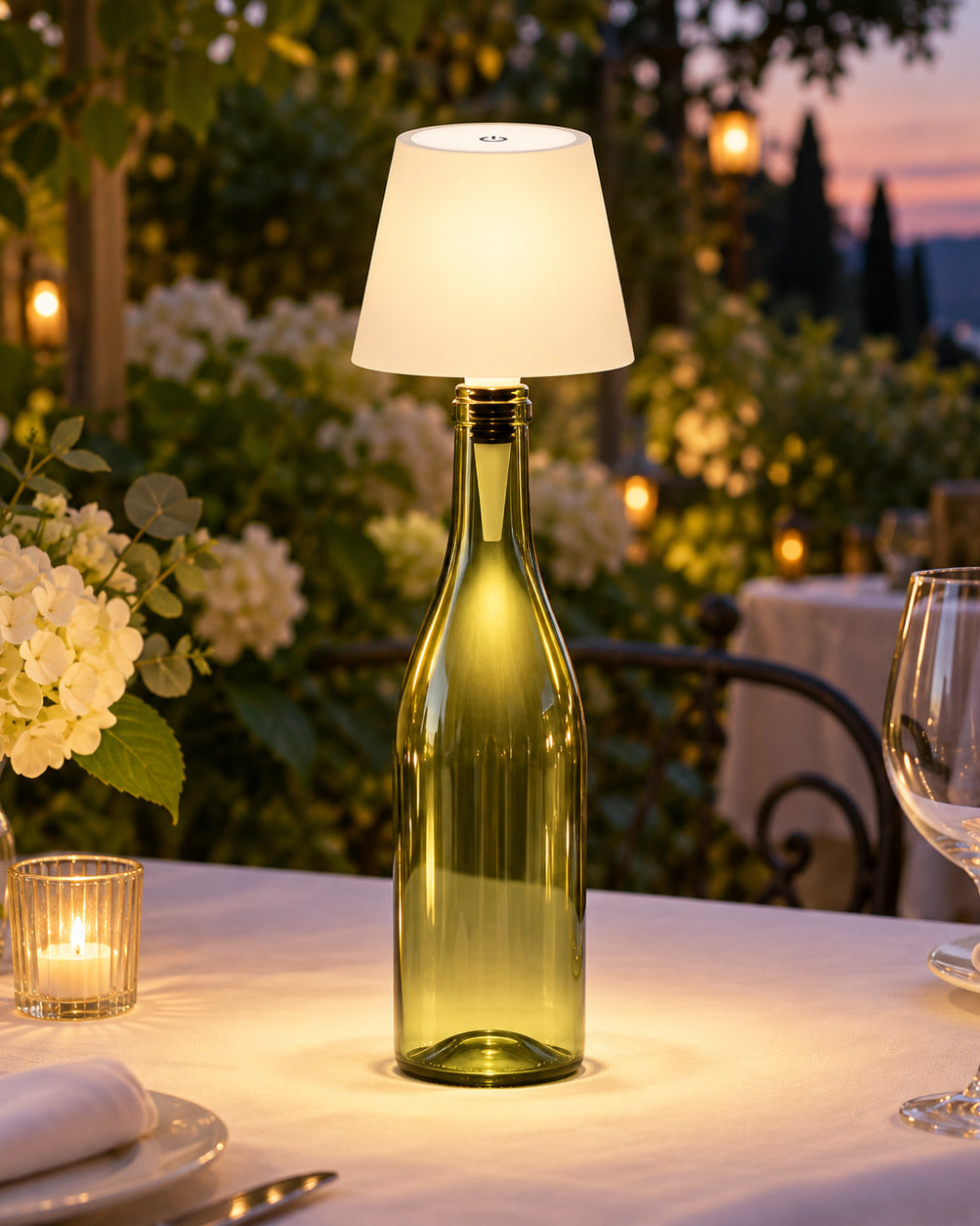 The Vesper Cordless Bottle Lamp