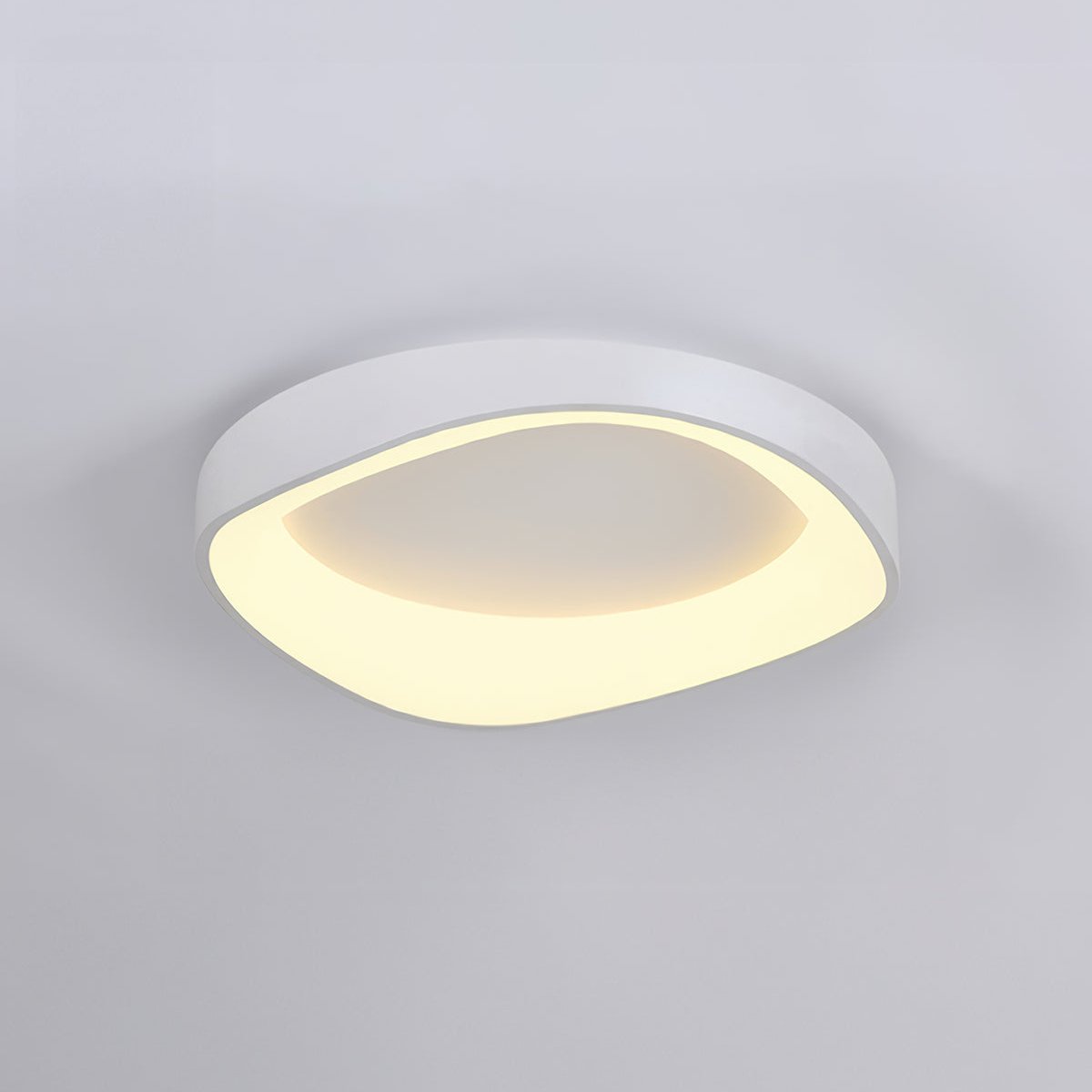Fenna Wood Grain LED Ceiling Light, 40 or 50cm