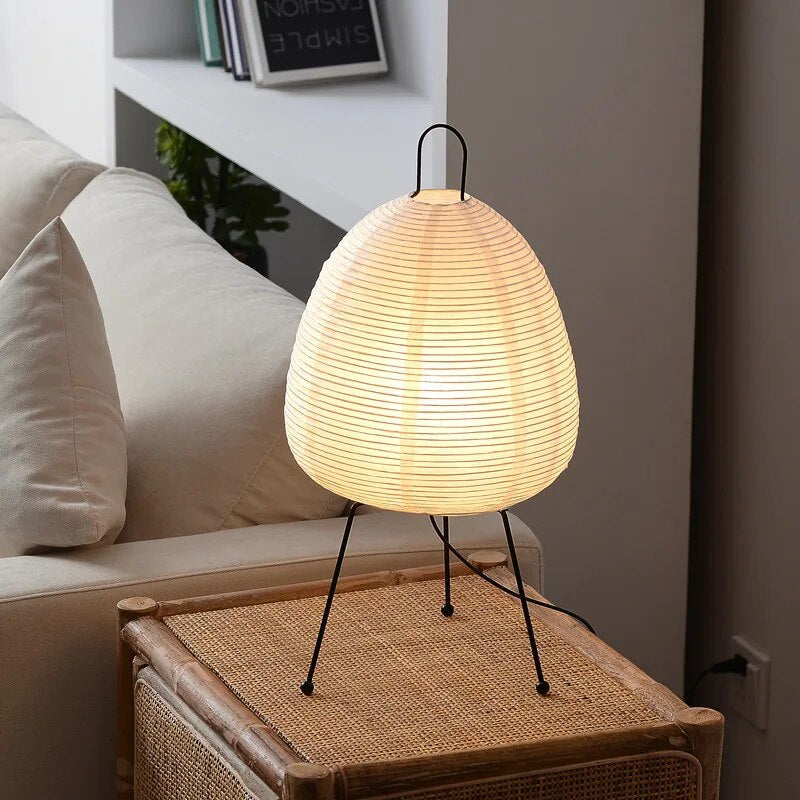 Aiko Rice Paper Tripod Table Lamp